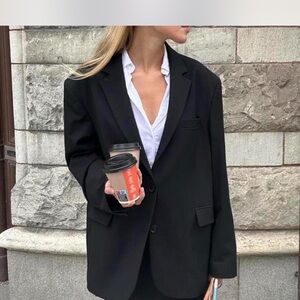 Djerf Avenue Forever Black Blazer